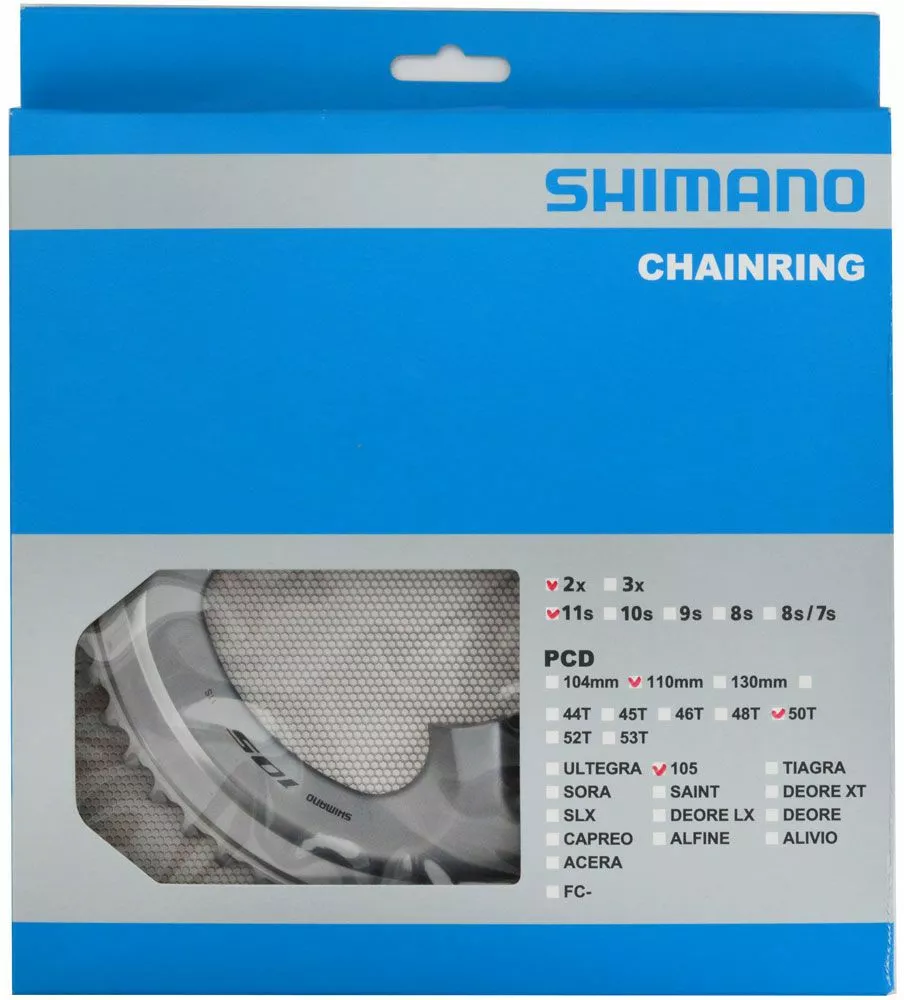 Shimano Plato Para FC-R7000 50/34 Dientes Plato 11 Velocidades | Bike-Discount 5 Shimano Plato Para FC-R7000 50/34 Dientes Plato 11 Velocidades | Bike-Discount - Imagen 3