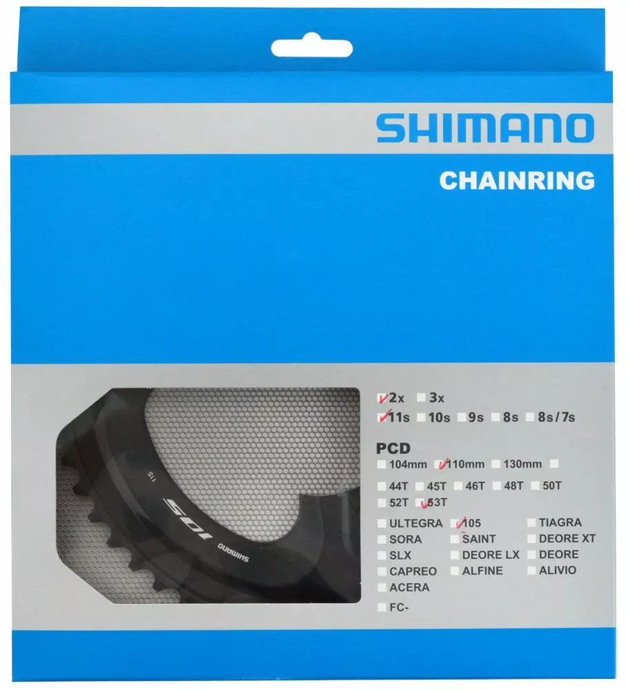 Shimano Plato Para FC-R7000 53/39 Dientes Plato 11 Velocidades | Bike-Discount 5 Shimano Plato Para FC-R7000 53/39 Dientes Plato 11 Velocidades | Bike-Discount - Imagen 3