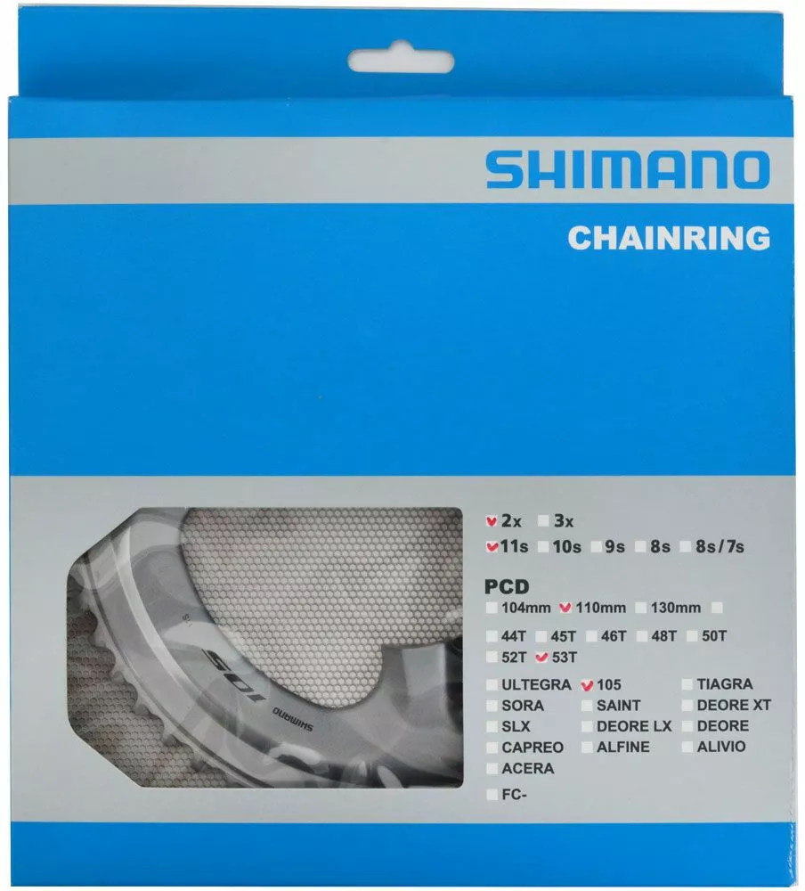 Shimano Plato Para FC-R7000 53/39 Dientes Plato 11 Velocidades | Bike-Discount 6 Shimano Plato Para FC-R7000 53/39 Dientes Plato 11 Velocidades | Bike-Discount - Imagen 4
