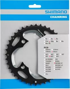 Shimano Plato XT Para FC-M782 40T (AN) 10 Velocidades | Bike-Discount