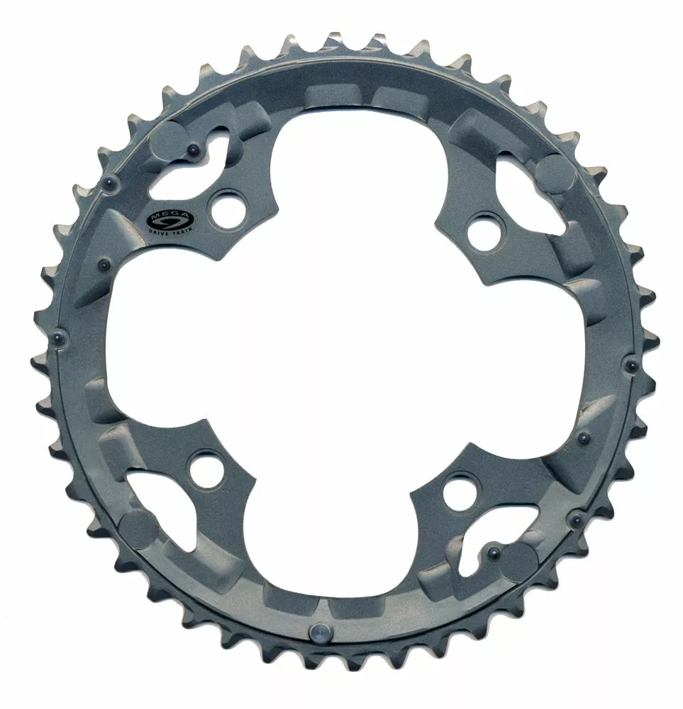 Shimano Plato DEORE Para FC-M590 44 Dientes 9 Velocidades | Bike-Discount 4 Shimano Plato DEORE Para FC-M590 44 Dientes 9 Velocidades | Bike-Discount - Imagen 2