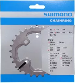Shimano Plato XT Para FC-M785 28 Dientes (AJ) 10 Velocidades | Bike-Discount