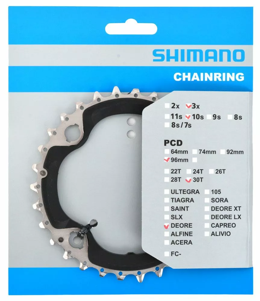 Shimano Plato DEORE Para FC-M6000-3 40/30/22 Dientes 10 Velocidades | Bike-Discount 4 Shimano Plato DEORE Para FC-M6000-3 40/30/22 Dientes 10 Velocidades | Bike-Discount - Imagen 2