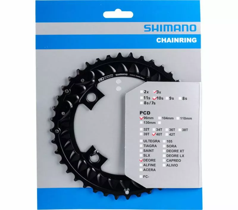 Shimano Plato DEORE Para FC-M6000-3 40/30/22 Dientes 10 Velocidades | Bike-Discount 5 Shimano Plato DEORE Para FC-M6000-3 40/30/22 Dientes 10 Velocidades | Bike-Discount - Imagen 3