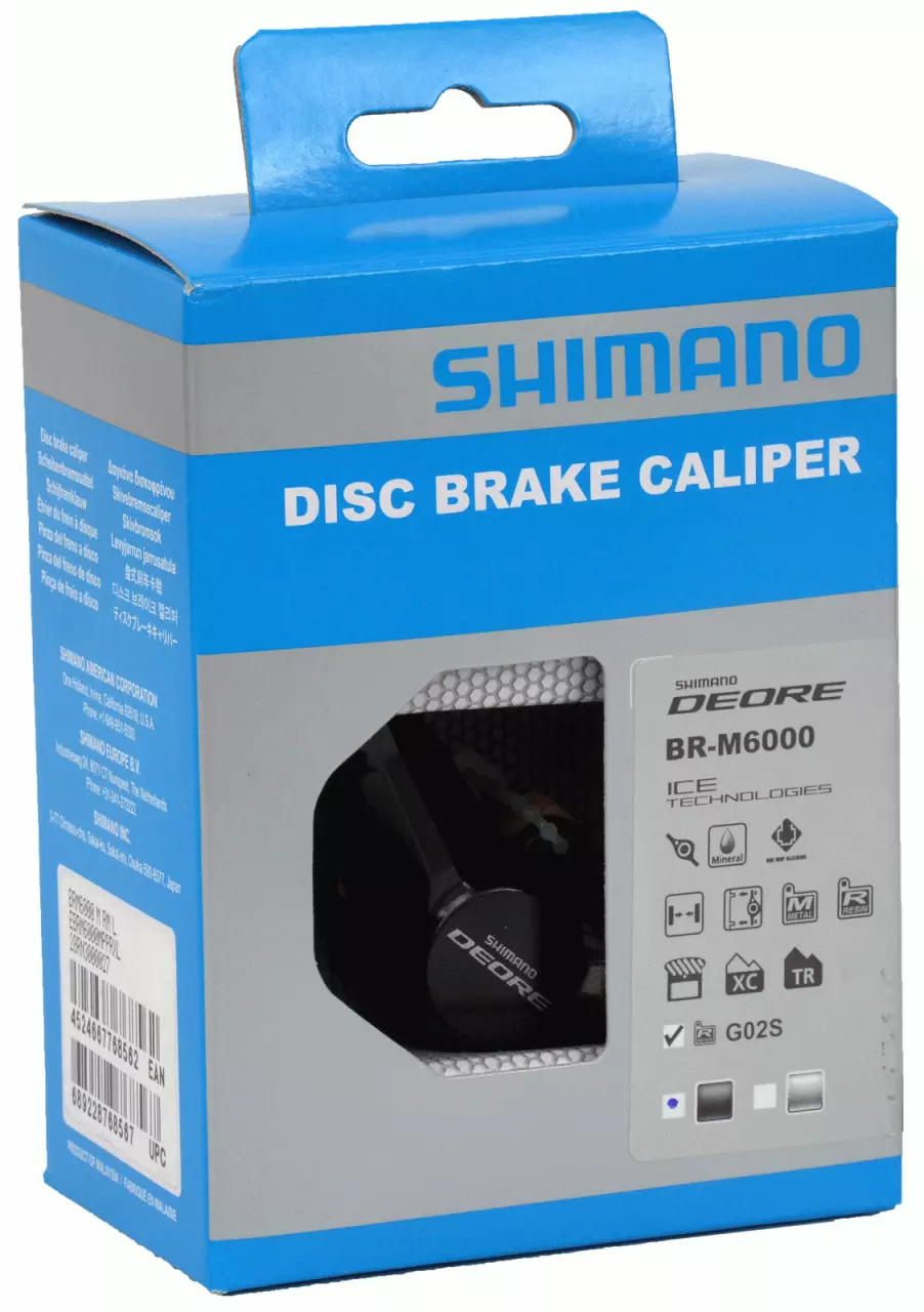 Shimano DEORE BR-M6000 Post-Mount G02S Pinza De Freno Accesorios | Bike-Discount 5 Shimano DEORE BR-M6000 Post-Mount G02S Pinza De Freno Accesorios | Bike-Discount - Imagen 3