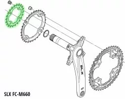 Shimano Plato SLX/DEORE Para FC-M660/M617 10 Velocidades | Bike-Discount 13 Shimano Plato SLX/DEORE Para FC-M660/M617 10 Velocidades | Bike-Discount -Shimano Ventas FC M660 1280x1280