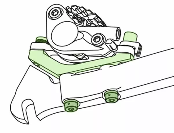 Shimano SM-MA-R140P/D Adaptador Postmount A Flatmount Para Rotor Trasero De 140mm Disco Adaptadores | Bike-Discount 5 Shimano SM-MA-R140P/D Adaptador Postmount A Flatmount Para Rotor Trasero De 140mm Disco Adaptadores | Bike-Discount - Imagen 3