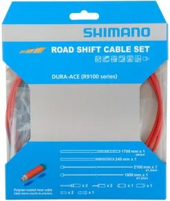 Shimano OT-SP41+OT-RS900 Juego De Cables De Cambio De Polímero Para R9100/R8000 Kits Cables Para Cambio | Bike-Discount 12 Shimano OT-SP41+OT-RS900 Juego De Cables De Cambio De Polímero Para R9100/R8000 Kits Cables Para Cambio | Bike-Discount -Shimano Ventas OT SP41 OT RS900 Polymer Schaltzugset rot e 1280x1280
