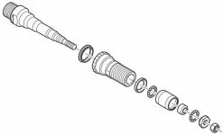 Shimano Eje De Pedal Completo Para PD-R540/PD-RS500 Pedales - Accesorios | Bike-Discount 7 Shimano Eje De Pedal Completo Para PD-R540/PD-RS500 Pedales - Accesorios | Bike-Discount -Shimano Ventas Pedalachse komplett PD R540 c 1280x1280