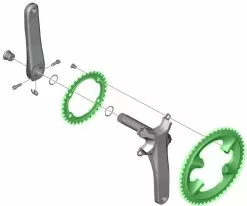 Shimano Plato 105 Para FC-R7100 50/34 Dientes Plato 12 Velocidades | Bike-Discount -Shimano Ventas Shimano 105 Kettenblatt fur FC R7100 1280x1280