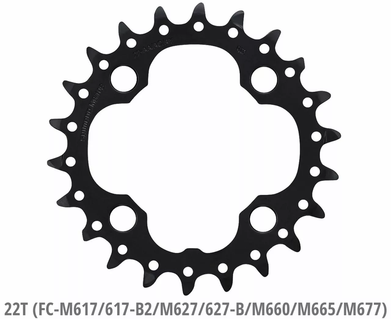 Shimano Plato SLX/DEORE Para FC-M660/M617 10 Velocidades | Bike-Discount 4 Shimano Plato SLX/DEORE Para FC-M660/M617 10 Velocidades | Bike-Discount - Imagen 2