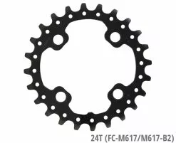 Shimano Plato SLX/DEORE Para FC-M660/M617 10 Velocidades | Bike-Discount 10 Shimano Plato SLX/DEORE Para FC-M660/M617 10 Velocidades | Bike-Discount -Shimano Ventas Shimano 24T Y1RP24000 1280x1280