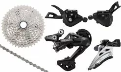 Shimano DEORE M4100 Kit De Mejora De 2x10 Velocidades 11-42 I-Spec EV MTB Grupos | Bike-Discount