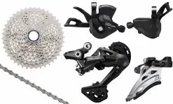 Shimano DEORE M4100 Kit De Actualización 2x10 Velocidades 11-42 MTB Grupos | Bike-Discount