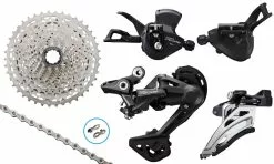 Shimano DEORE M5100/M4120 Kit De Mejora De 2x11 Velocidades 11-42 I-Spec EV MTB Grupos | Bike-Discount