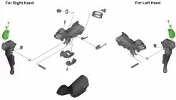 Shimano Placa De Características DURA ACE ST-9001 Palanca De Cambio Refacciones | Bike-Discount -Shimano Ventas Shimano DURA ACE ST 9001 Namensschild 1280x1280