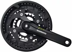 Shimano FC-T4010 Manivela De 3x9 Velocidades 48/36/26 Platos Y Bielas Con Protector De Cadena | Bike-Discount