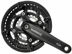 Shimano FC-T521 Manivela De 3x10 Velocidades 44/32/24 Platos Y Bielas Con Protector De Cadena | Bike-Discount