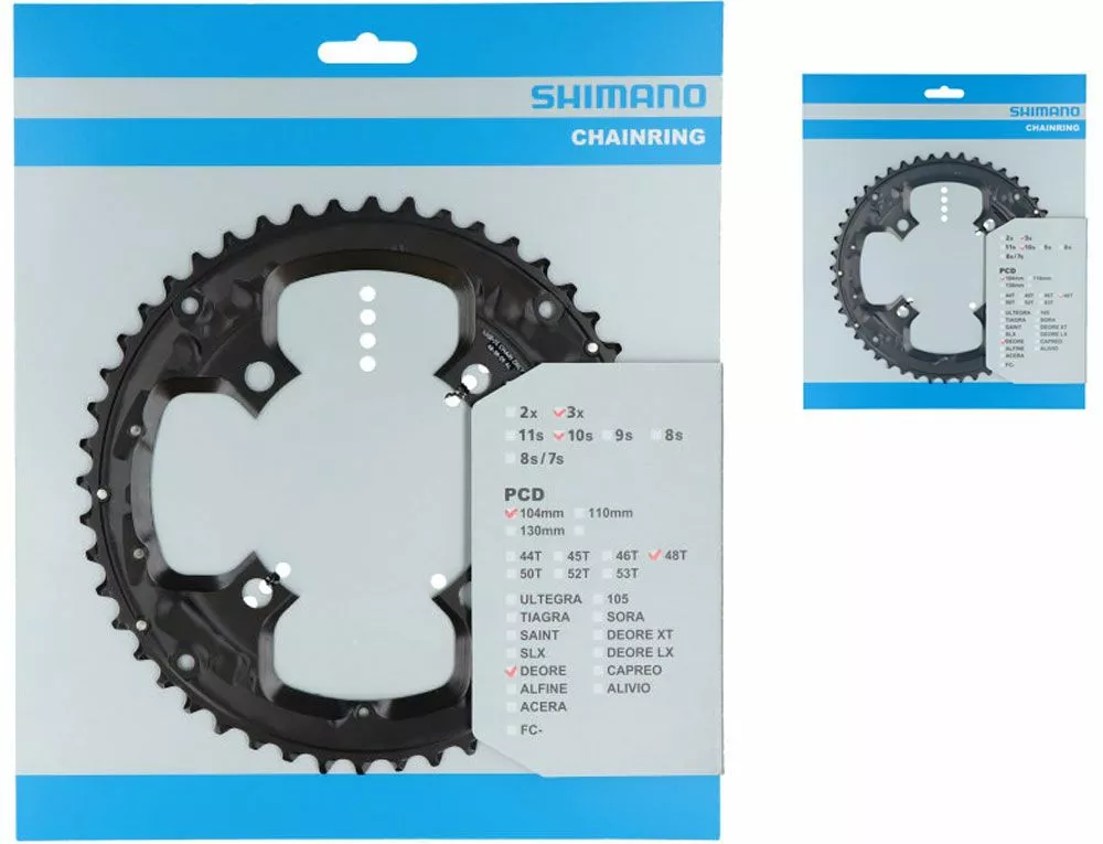 Shimano FC-T6010 Plato 48T Para Protector De Cadena 10 Velocidades | Bike-Discount 3 Shimano FC-T6010 Plato 48T Para Protector De Cadena 10 Velocidades | Bike-Discount