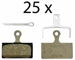 Shimano G05S-RX Almohadillas De Disco De Resina (paquete De Taller De 25 Piezas) Pastillas De Freno | Bike-Discount
