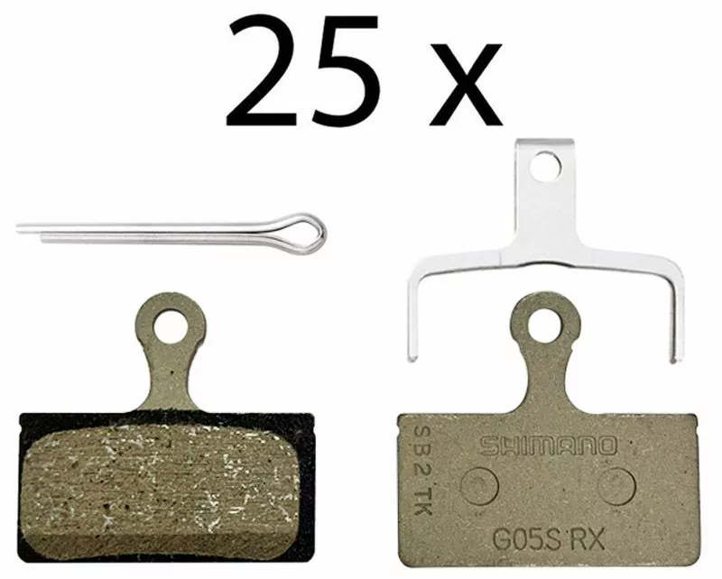 Shimano G05S-RX Almohadillas De Disco De Resina (paquete De Taller De 25 Piezas) Pastillas De Freno | Bike-Discount 3 Shimano G05S-RX Almohadillas De Disco De Resina (paquete De Taller De 25 Piezas) Pastillas De Freno | Bike-Discount
