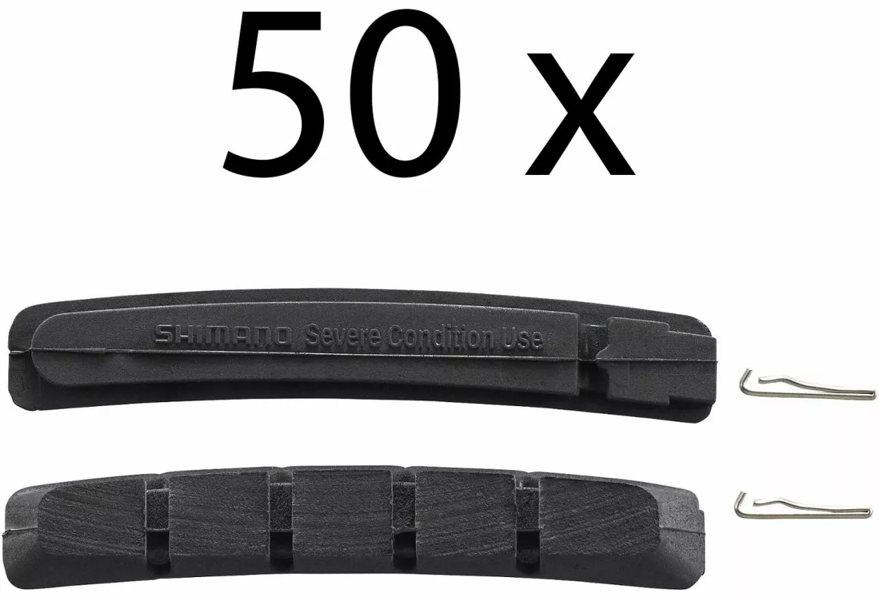 Shimano Pastillas De Freno M70R2 Para Zapatas De Cartucho (50 Pares) V-Brakes - Pastillas De Freno | Bike-Discount 3 Shimano Pastillas De Freno M70R2 Para Zapatas De Cartucho (50 Pares) V-Brakes - Pastillas De Freno | Bike-Discount
