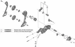 Shimano Unidad De Eje Para El Soporte Del Cambio Trasero RD-M5120/4120 Pieza De Repuesto | Bike-Discount -Shimano Ventas Shimano RD M5120 4120 Achseinheit fur Schaltwerk Halter a 1280x1280