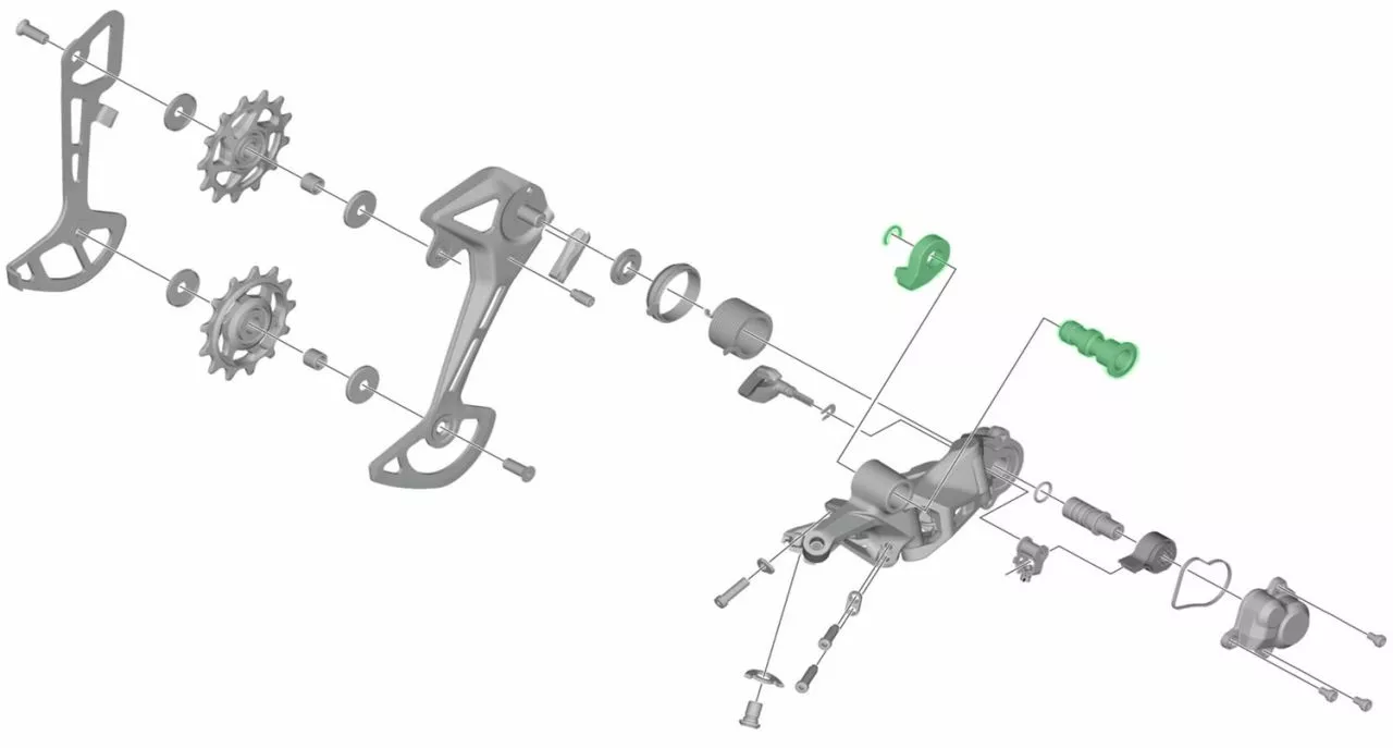 Shimano Unidad De Eje Para El Soporte Del Cambio Trasero RD-M7100/7120 Pieza De Repuesto | Bike-Discount 4 Shimano Unidad De Eje Para El Soporte Del Cambio Trasero RD-M7100/7120 Pieza De Repuesto | Bike-Discount - Imagen 2