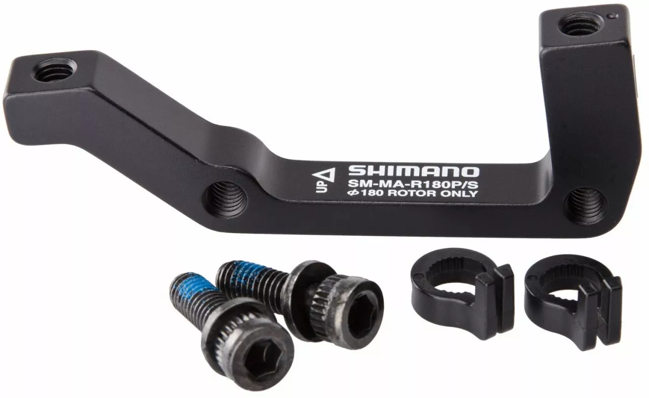 Shimano SM-MA-R180P/S Adaptador Para Rotor Trasero De 180mm Disco Adaptadores | Bike-Discount 3 Shimano SM-MA-R180P/S Adaptador Para Rotor Trasero De 180mm Disco Adaptadores | Bike-Discount