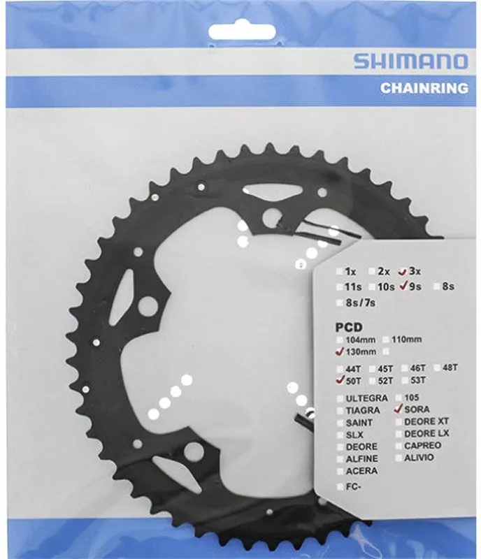 Shimano SORA FC-R3030/FC-3503 Plato Para Protector De Cadena Plato 9 Velocidades | Bike-Discount 6 Shimano SORA FC-R3030/FC-3503 Plato Para Protector De Cadena Plato 9 Velocidades | Bike-Discount - Imagen 4