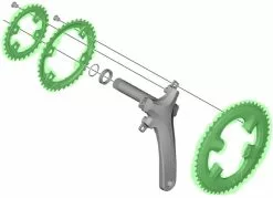 Shimano SORA FC-R3030 Plato Plato 9 Velocidades | Bike-Discount -Shimano Ventas Shimano SORA FC R3030 Kettenblatt 1280x1280