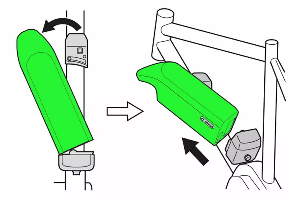 Shimano STEPS BT-E6010 Batería De 418 Wh Para Montaje En Bastidor Shimano System | Bike-Discount 7 Shimano STEPS BT-E6010 Batería De 418 Wh Para Montaje En Bastidor Shimano System | Bike-Discount - Imagen 5
