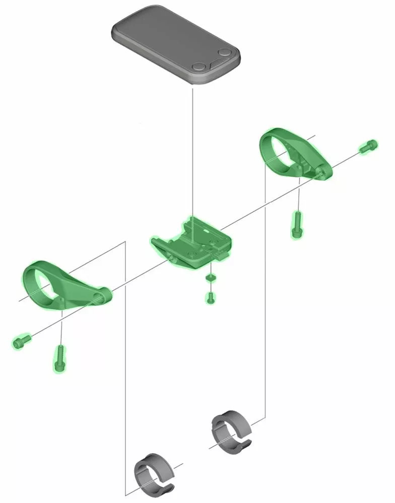 Shimano Soporte De Pantalla STEPS Para SC-E6100/E6010 Shimano System | Bike-Discount 4 Shimano Soporte De Pantalla STEPS Para SC-E6100/E6010 Shimano System | Bike-Discount - Imagen 2