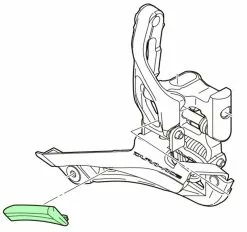 Shimano Placa De Protección Para Desviador FD-9000 Desviadore Delantero Accesorios | Bike-Discount -Shimano Ventas Shimano Schutzplatte fur FD 9000 Umwerfer Y5NF19000 c 1280x1280