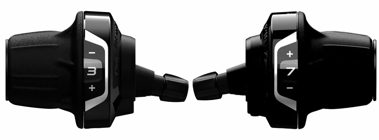 Shimano Juego De Palanca De Cambios TOURNEY SL-RV400 De 3 Velocidades Y 7 Giros Palancas Rotativas | Bike-Discount 3 Shimano Juego De Palanca De Cambios TOURNEY SL-RV400 De 3 Velocidades Y 7 Giros Palancas Rotativas | Bike-Discount