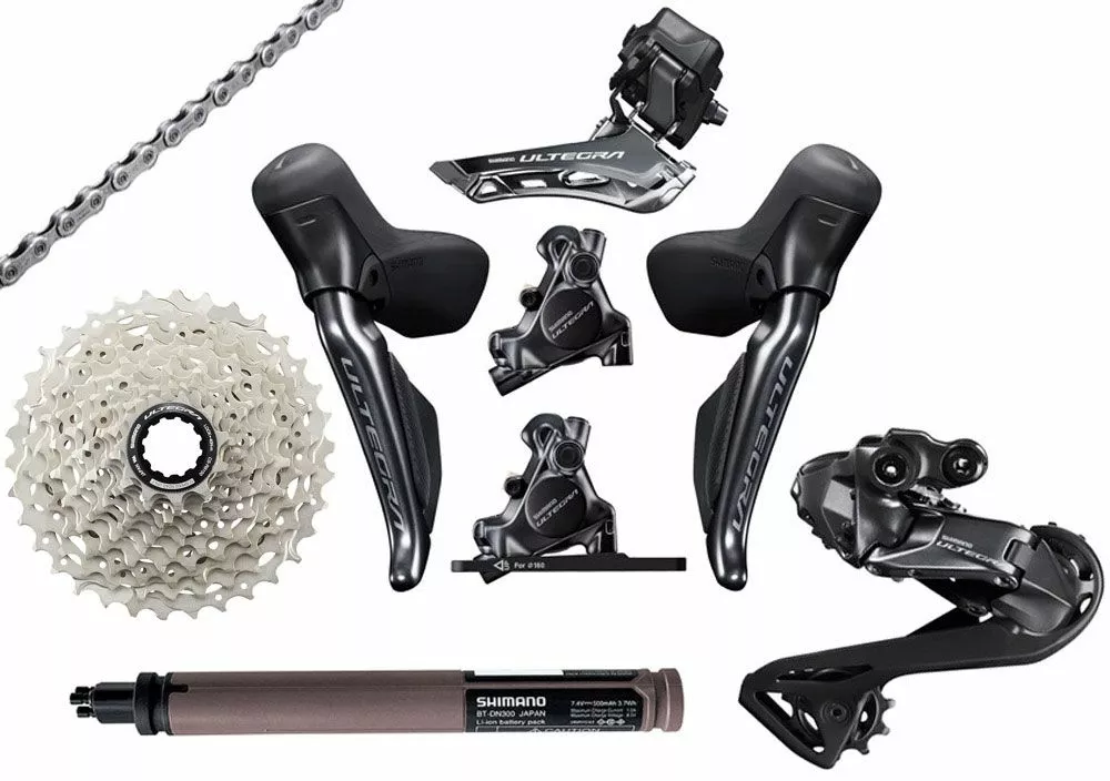 Shimano Kit De Actualización ULTEGRA Di2 R8170 2x12 Velocidades Disco 11-34 Groups | Bike-Discount 3 Shimano Kit De Actualización ULTEGRA Di2 R8170 2x12 Velocidades Disco 11-34 Groups | Bike-Discount