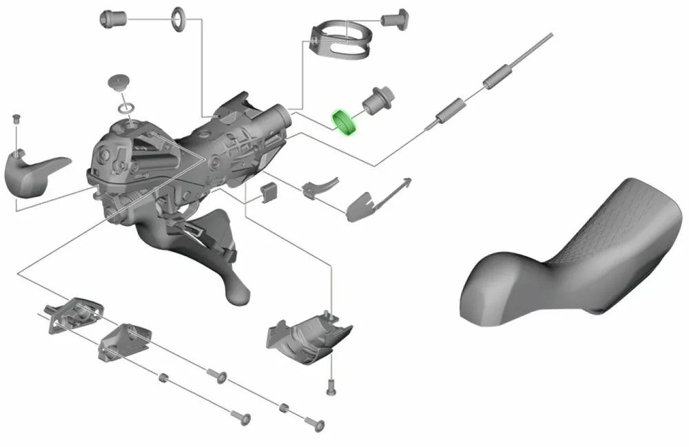 Shimano DURA ACE/ULTEGRA/105 Anillo De Conexión Para STI Disc Brake Accesorios | Bike-Discount 4 Shimano DURA ACE/ULTEGRA/105 Anillo De Conexión Para STI Disc Brake Accesorios | Bike-Discount - Imagen 2