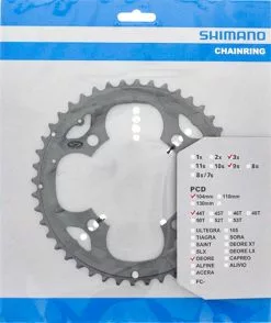 Shimano Plato DEORE Para FC-M590 44 Dientes 9 Velocidades | Bike-Discount