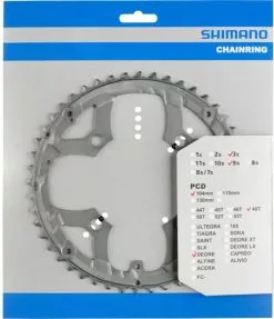 Shimano DEORE Plato Para FC-M590/591 48T (para El Protector De Cadena) 9 Velocidades | Bike-Discount