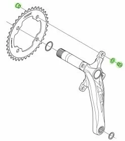 Shimano Tornillos De Plato ZEE Para FC-M640/M645 (4 Piezas) Tornillos Para Platos | Bike-Discount -Shimano Ventas Shimano ZEE Kettenblattschrauben fur FC M640 M645 4 Stuck Y1NG98050 m 1280x1280