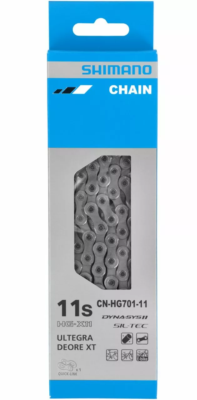Shimano CN-HG701 Cadena De 11 Velocidades Con Quick-Link Cadena 11 Velocidades | Bike-Discount 4 Shimano CN-HG701 Cadena De 11 Velocidades Con Quick-Link Cadena 11 Velocidades | Bike-Discount - Imagen 2