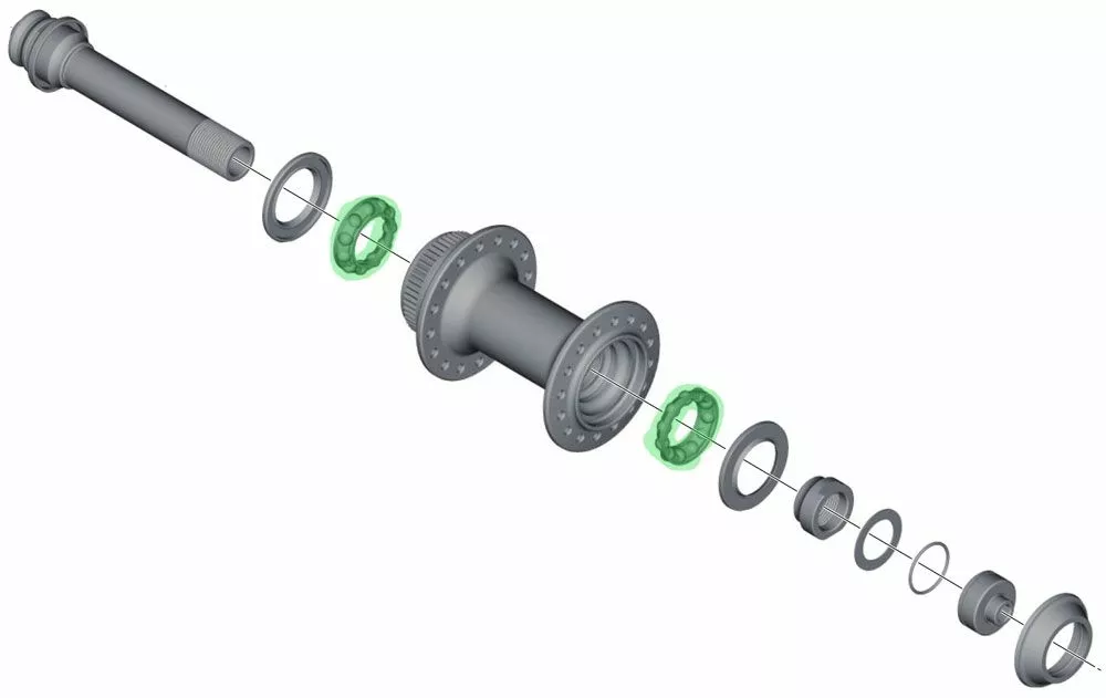 Shimano Anillo De Bola De Cubo De 3/16" Carretes - Accessorios | Bike-Discount 4 Shimano Anillo De Bola De Cubo De 3/16" Carretes - Accessorios | Bike-Discount - Imagen 2