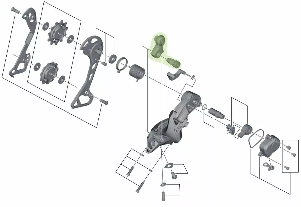 Shimano Unidad De Eje Para El Soporte Del Cambio Trasero RD-M8000 Pieza De Repuesto | Bike-Discount 5 Shimano Unidad De Eje Para El Soporte Del Cambio Trasero RD-M8000 Pieza De Repuesto | Bike-Discount - Imagen 3