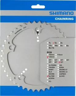 Shimano Plato ALFINE Para FC-S501 8 Velocidades | Bike-Discount