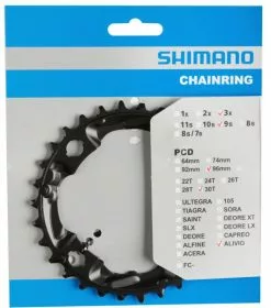 Shimano Plato ALIVIO De 9 Velocidades Para FC-M4000/M4050 9 Velocidades | Bike-Discount -Shimano Ventas Shimano Alivio 9 fach Kettenblatt FC M4000 M4050 20048354 e 1280x1280