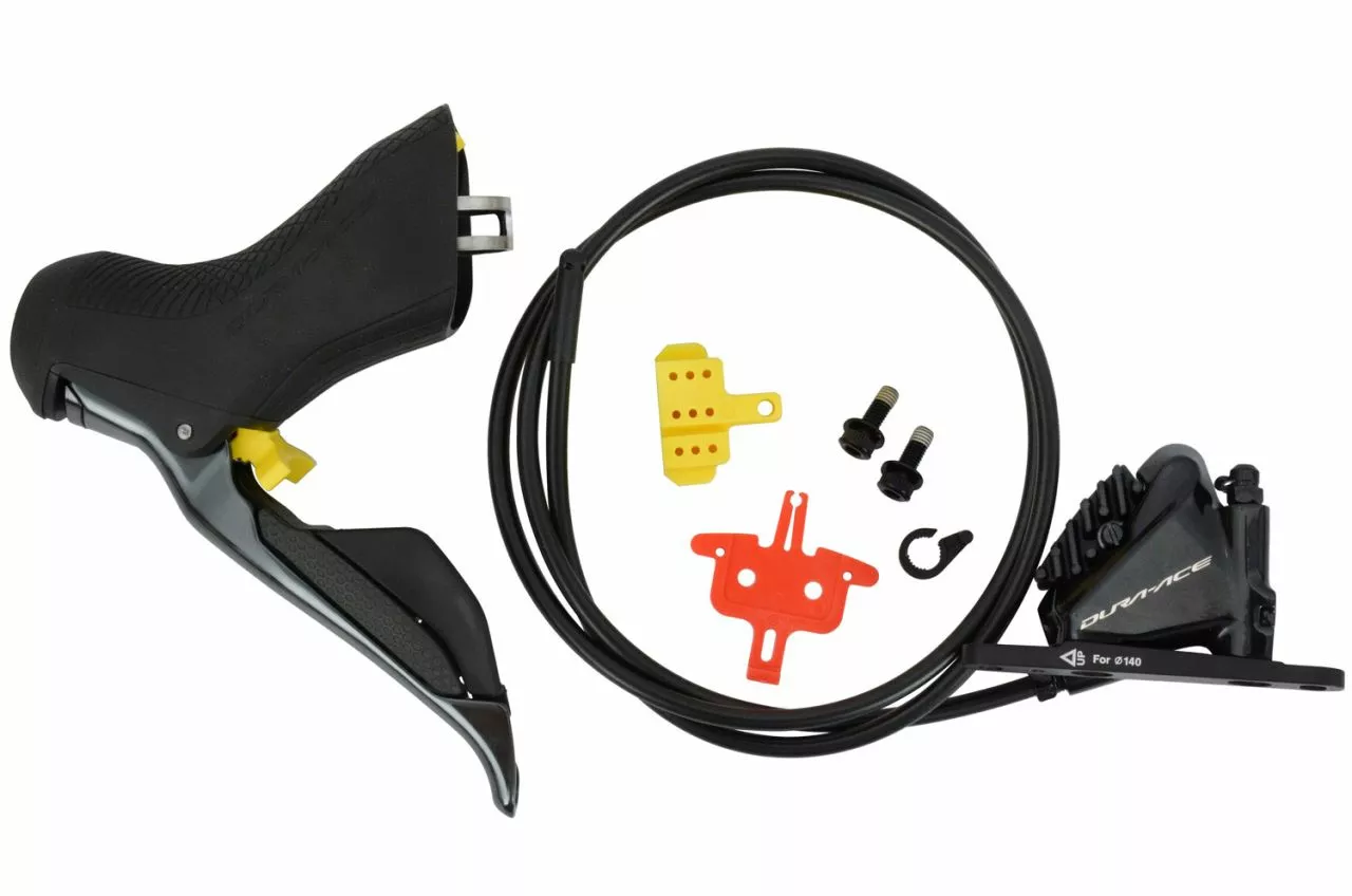 Shimano Freno De Disco Delantero DURA ACE Di2 ST-R9170+BR-R9170 De 2 Velocidades Frenos De Disco - Rueda Delantera | Bike-Discount 3 Shimano Freno De Disco Delantero DURA ACE Di2 ST-R9170+BR-R9170 De 2 Velocidades Frenos De Disco - Rueda Delantera | Bike-Discount