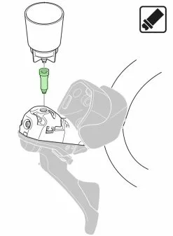 Shimano Ventas -Shimano Ventas Shimano Entluftungs Adapter fur ST R9120 R9170 R8020 R8070 Y0C698050 b 1280x1280