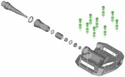 Shimano Clavijas De Repuesto Para PD-GR500/M820/MX80 (9 Piezas) Pedal Pins | Bike-Discount -Shimano Ventas Shimano Ersatzpins fur PD GR500 YL8798010 c 1280x1280