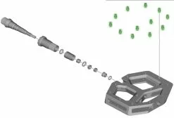 Shimano Clavijas De Repuesto Para PD-M828/M8040 Largo (12 Piezas) Pedal Pins | Bike-Discount -Shimano Ventas Shimano Ersatzpins fur PD M828 lang 12 Stuck YL8A98020 c 1280x1280