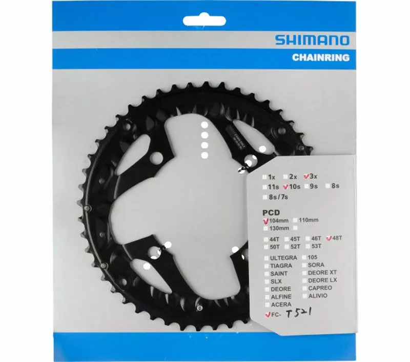 Shimano Plato Para FC-T521 48/36/26T 10 Velocidades | Bike-Discount 5 Shimano Plato Para FC-T521 48/36/26T 10 Velocidades | Bike-Discount - Imagen 3